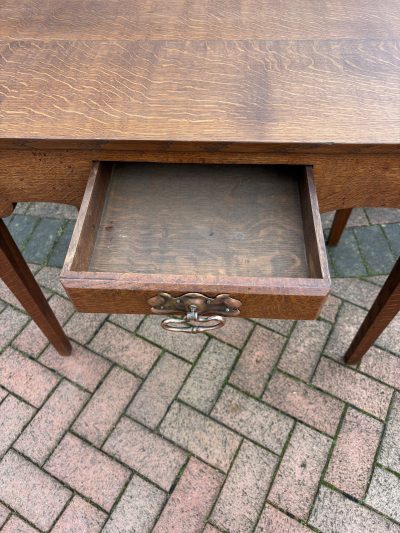 Arts & Crafts Console Table antique oak Antique Furniture 7