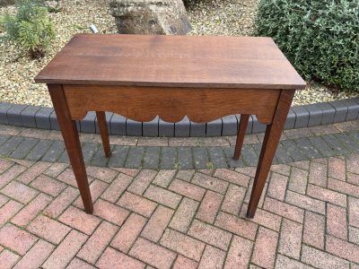 Arts & Crafts Console Table antique oak Antique Furniture 5