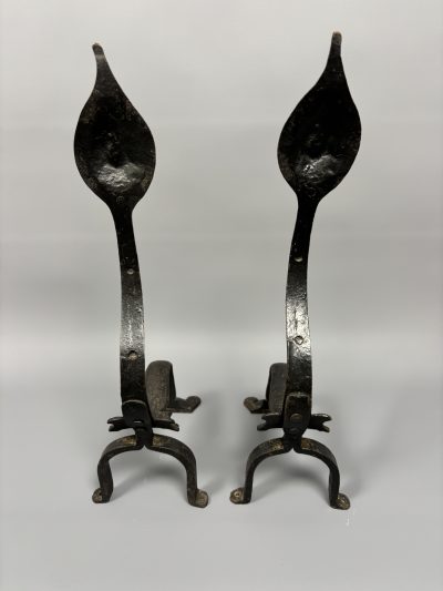 Pair of Arts & Crafts Steel Firedogs Arts & Crafts Antique Collectibles 7