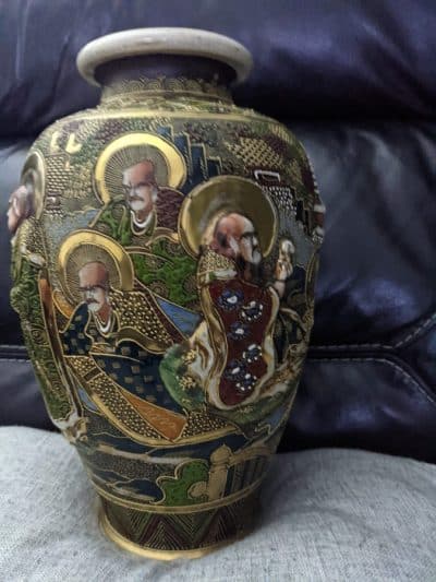 Large Japanese satsuma vase - Image 5