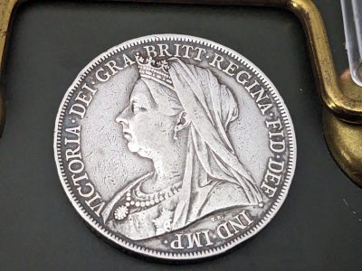 Silver full crown coin 1900 very nice coin Coins 5