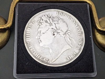 Silver crown coin George 1111 1820 Coins 4