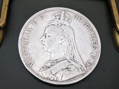 Silver crown coin 1892 very nice coin Coins 4