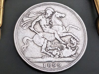 Silver crown coin 1899 very nice coin