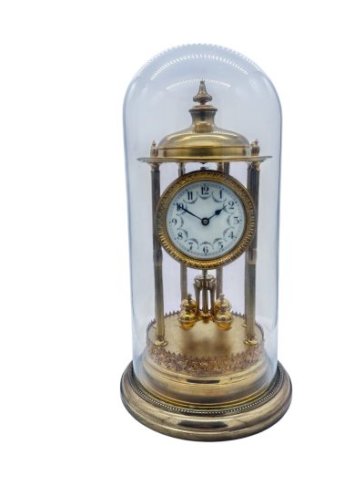 Outstanding Bandstand Ormolu German Torsion Clock Anniversary Clock – Mantel Clock C1900 Torso Antique Clocks 3