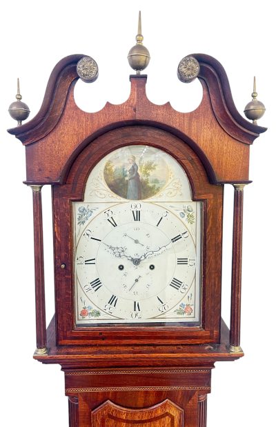 Fabulous Antique English “Huntsleat” Oak case Longcase clock – 8 day – 1820 Georgian longcase clock Antique Clocks 12