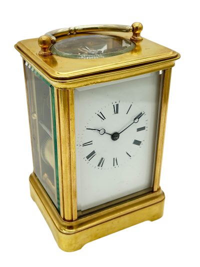 Exquisite Antique French Bell striking Carriage Clock – 8-Day Carriage Clock C1880 carriage clock Antique Clocks 8