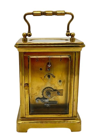 Classic Antique French Carriage clock – ca1900 carriage clock Antique Clocks 8