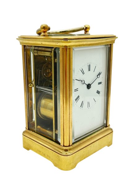 Exquisite Antique French Bell striking Carriage Clock – 8-Day Carriage Clock C1880 carriage clock Antique Clocks 9