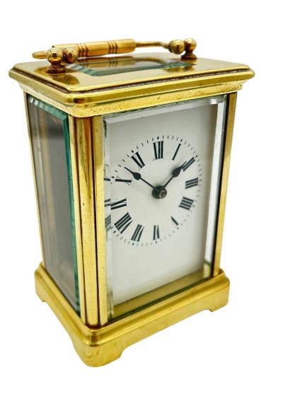 Wonderful Antique French Carriage clock – ca1900 carriage clock Antique Clocks 10