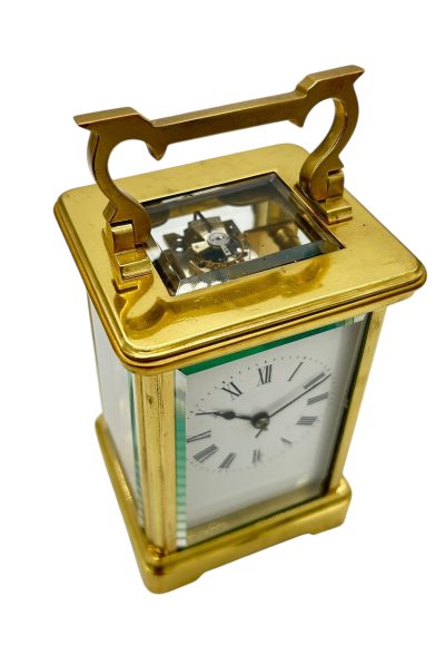 Outstanding Antique French Gong striking Carriage clock – ca1890 carriage clock Antique Clocks 12