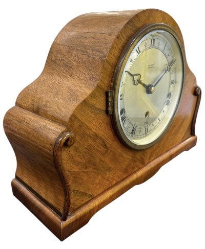 Wonderful Elliot Double Chime Walnut Mantel clock Mantel Clock Antique Clocks 8