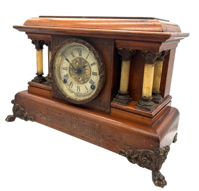 Lovely Seth Thomas Mantel Clock – 8 Day gong striking Clock Mantel Clock Antique Clocks 6