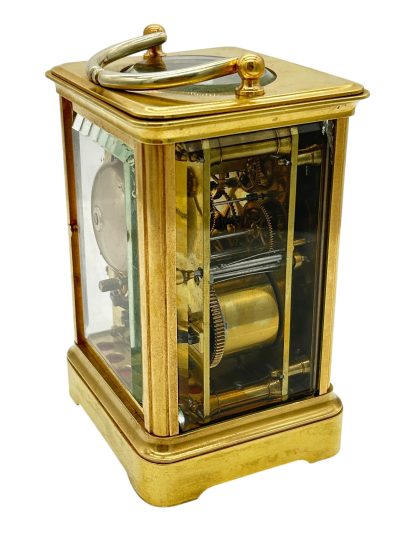 Exquisite Antique French Bell striking Carriage Clock – 8-Day Carriage Clock C1880 carriage clock Antique Clocks 10