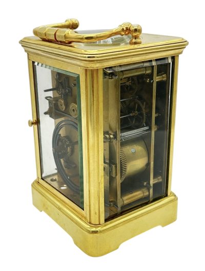 Incredible Antique French Gong striking Carriage Clock – 8-Day Carriage Clock C1880 carriage clock Antique Clocks 8