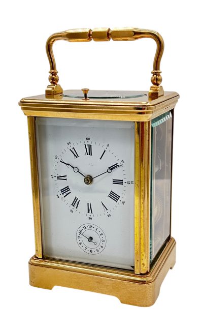 Fantastic Antique French Leppe Repeater Carriage Clock – 8-Day Carriage Clock C1890 carriage clock Antique Clocks 12