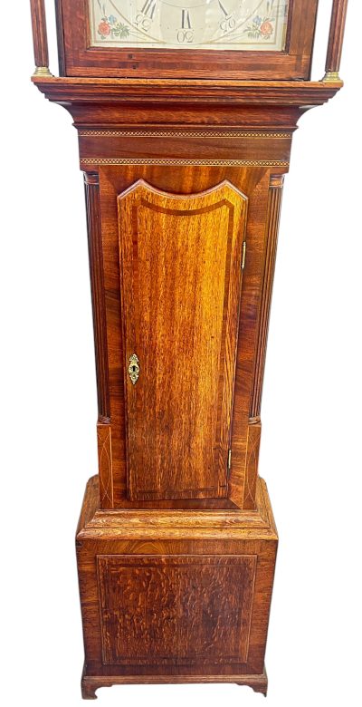 Fabulous Antique English “Huntsleat” Oak case Longcase clock – 8 day – 1820 Georgian longcase clock Antique Clocks 13