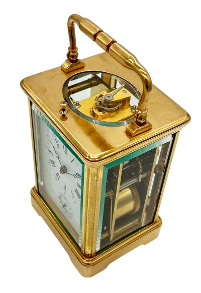 Fantastic Antique French Leppe Repeater Carriage Clock – 8-Day Carriage Clock C1890 carriage clock Antique Clocks 13