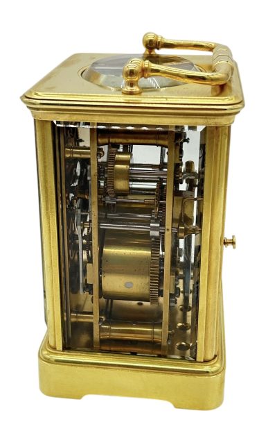 Incredible Antique French Gong striking Carriage Clock – 8-Day Carriage Clock C1880 carriage clock Antique Clocks 13