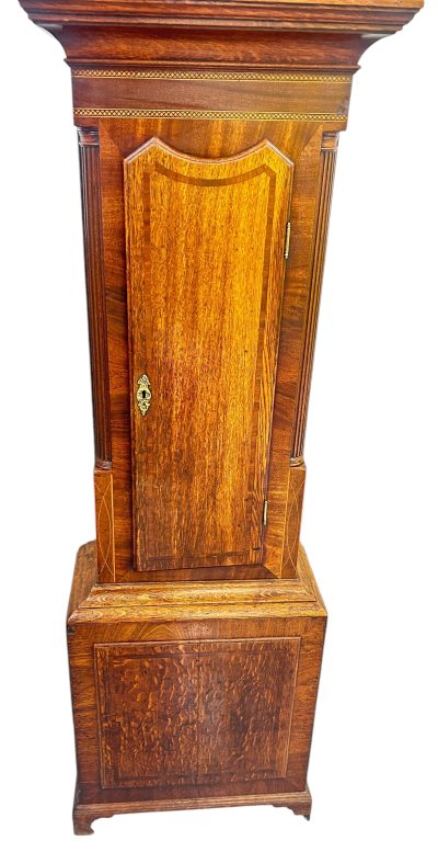 Fabulous Antique English “Huntsleat” Oak case Longcase clock – 8 day – 1820 Georgian longcase clock Antique Clocks 5