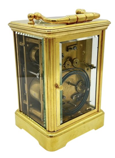 Incredible Antique French Gong striking Carriage Clock – 8-Day Carriage Clock C1880 carriage clock Antique Clocks 10