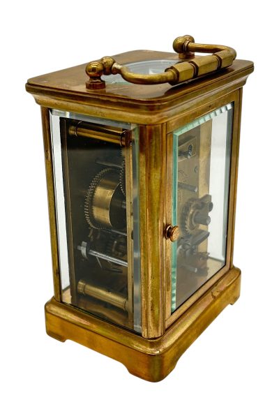 Fabulous Antique French H & H Alarm Carriage clock – ca1890 carriage clock Antique Clocks 13