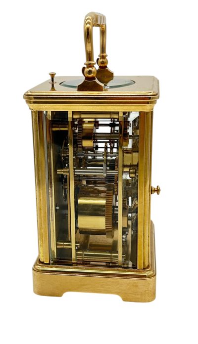 Fantastic Antique French Leppe Repeater Carriage Clock – 8-Day Carriage Clock C1890 carriage clock Antique Clocks 9