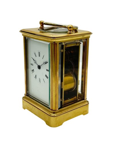 Exquisite Antique French Bell striking Carriage Clock – 8-Day Carriage Clock C1880 carriage clock Antique Clocks 5