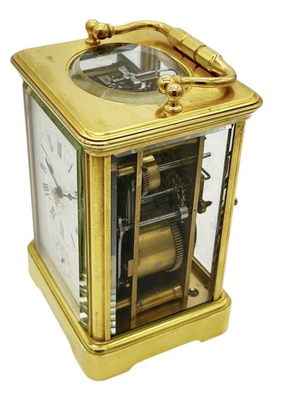 Incredible Antique French Gong striking Carriage Clock – 8-Day Carriage Clock C1880 carriage clock Antique Clocks 12