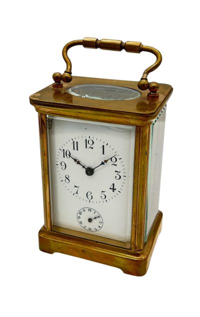 Fabulous Antique French H & H Alarm Carriage clock – ca1890 carriage clock Antique Clocks 5