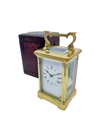 Outstanding Antique French Gong striking Carriage clock – ca1890 carriage clock Antique Clocks 8