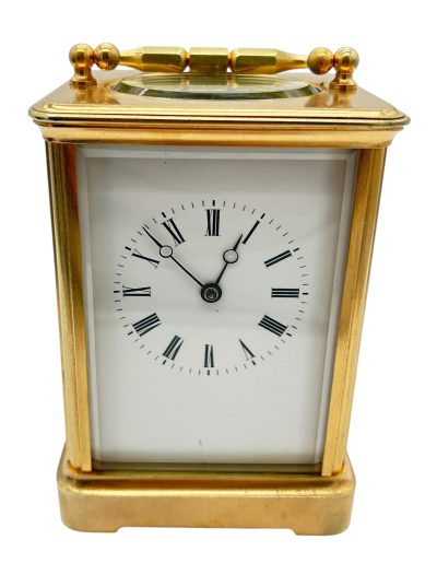 Exquisite Antique French Bell striking Carriage clock – ca1880 carriage clock Antique Clocks 13