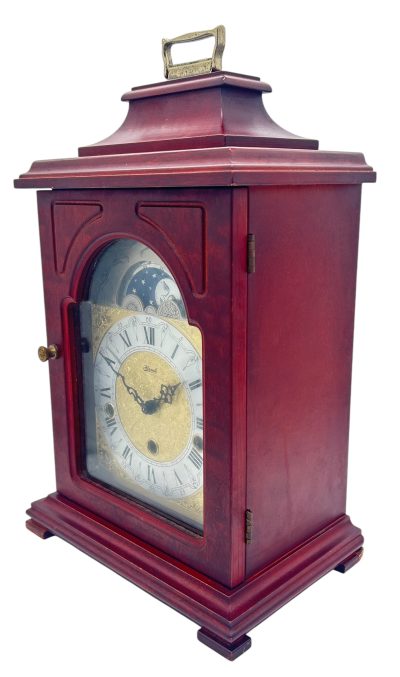 Incredible Hermle Double Chime bracket clock Antique bracket clocks Antique Clocks 4