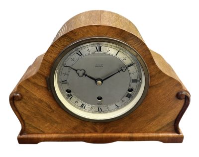 Wonderful Elliot Double Chime Walnut Mantel clock Mantel Clock Antique Clocks 6