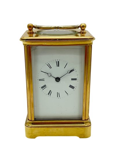 Exquisite Antique French Bell striking Carriage Clock – 8-Day Carriage Clock C1880 carriage clock Antique Clocks 3