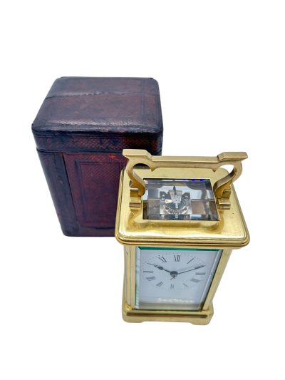 Outstanding Antique French Gong striking Carriage clock – ca1890 carriage clock Antique Clocks 4