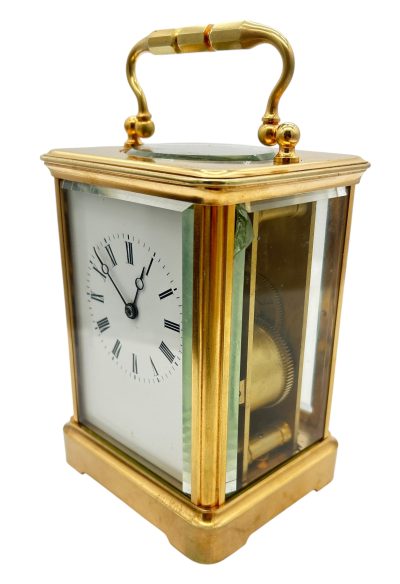 Exquisite Antique French Bell striking Carriage clock – ca1880 carriage clock Antique Clocks 8