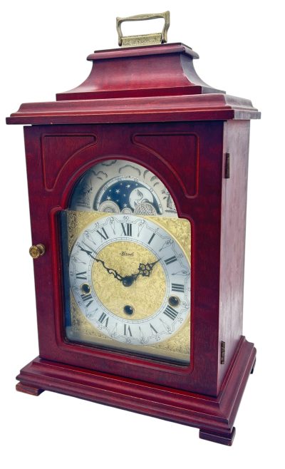 Incredible Hermle Double Chime bracket clock Antique bracket clocks Antique Clocks 7