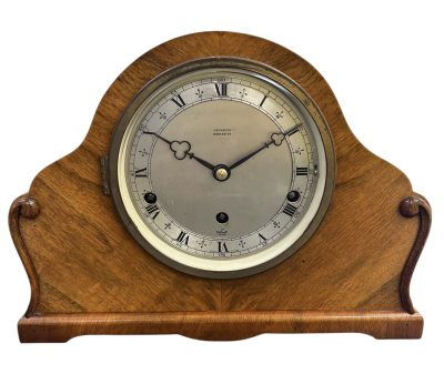 Wonderful Elliot Double Chime Walnut Mantel clock Mantel Clock Antique Clocks 7