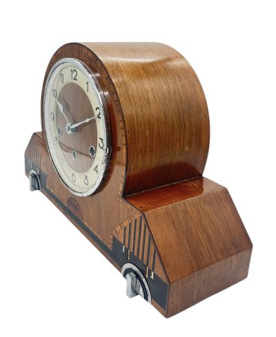 Exquisite Art Deco Musical Double Chime Mantel Clock – ca1920 Mantel Clock Antique Clocks 8