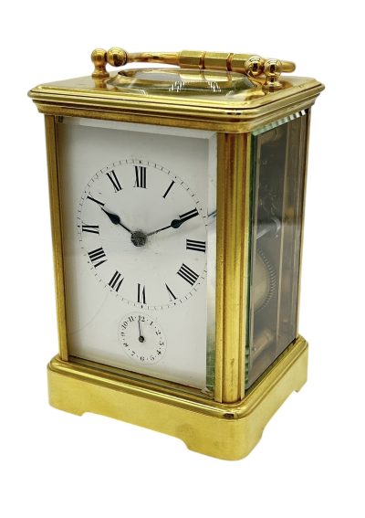 Incredible Antique French Gong striking Carriage Clock – 8-Day Carriage Clock C1880 carriage clock Antique Clocks 14