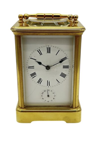 Incredible Antique French Gong striking Carriage Clock – 8-Day Carriage Clock C1880 carriage clock Antique Clocks 3