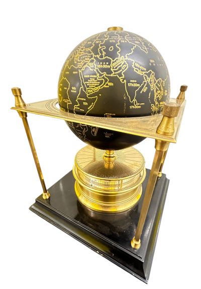 Franklin Mint Collector’s Edition Royal Geographical Society World Clock Mantel Clock Antique Clocks 15