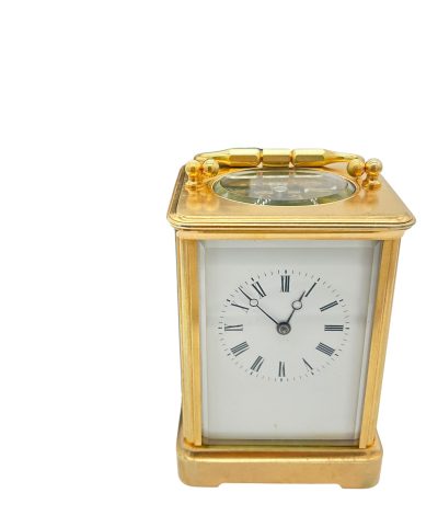 Exquisite Antique French Bell striking Carriage clock – ca1880 - Image 9