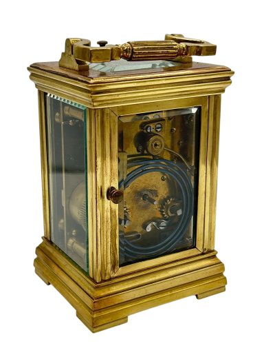 Wonderful Antique French Repeater Gong striking Carriage clock – ca1880 carriage clock Antique Clocks 11