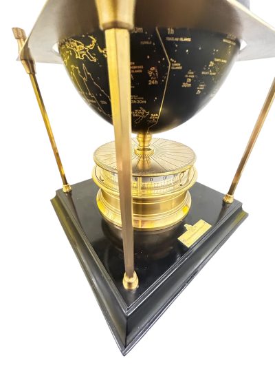 Franklin Mint Collector’s Edition Royal Geographical Society World Clock Mantel Clock Antique Clocks 9