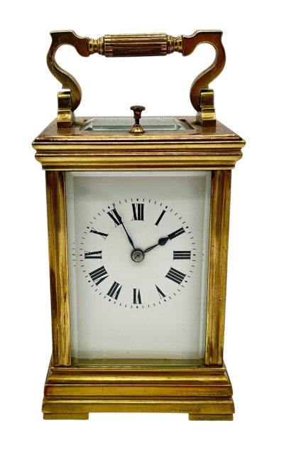 Wonderful Antique French Repeater Gong striking Carriage clock – ca1880 carriage clock Antique Clocks 3