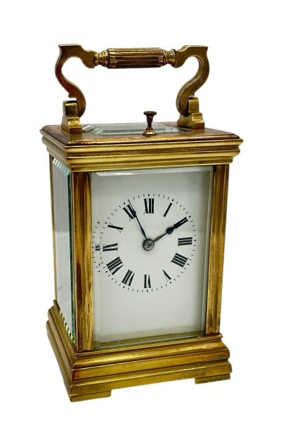 Wonderful Antique French Repeater Gong striking Carriage clock – ca1880 carriage clock Antique Clocks 7