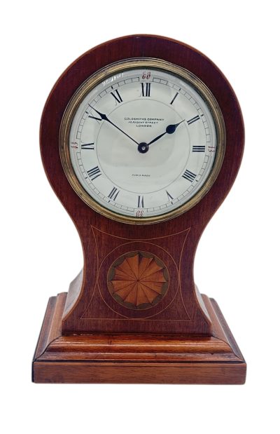 Lovely Mahogany Ballon Shape Mantel Clock – ca1900 French mantel clock Antique Clocks 5