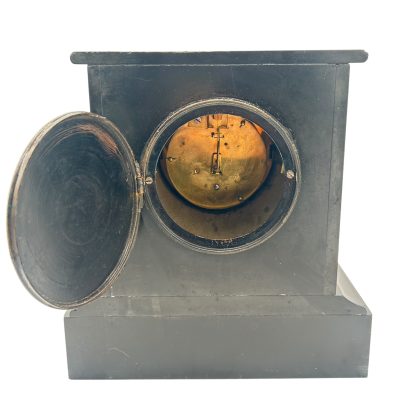 Wonderful Timepiece Slate & marble Mantel Clock – ca1895 Mantel Clock Antique Clocks 14